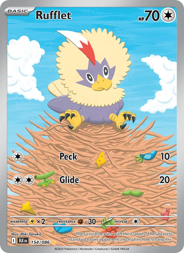 Rufflet (Black Bolt #154/86)