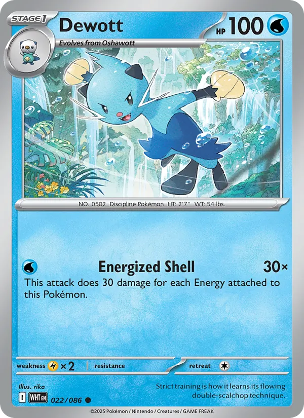 Dewott (White Flare #022/86)