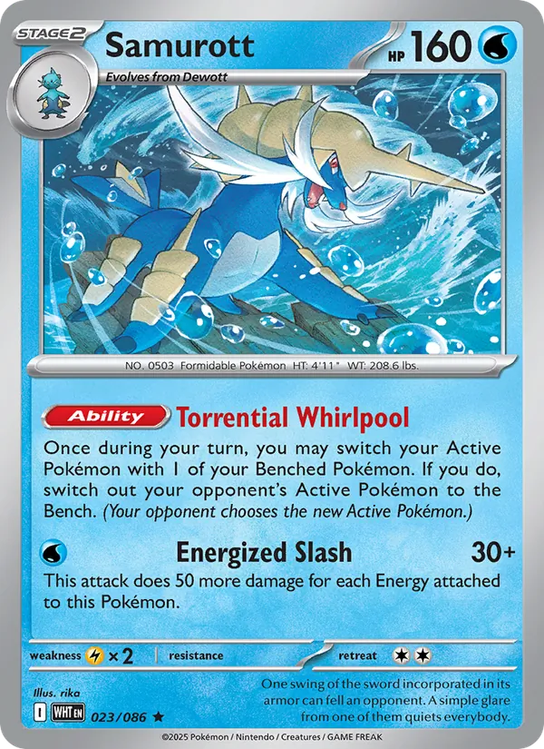 Samurott (White Flare #023/86)