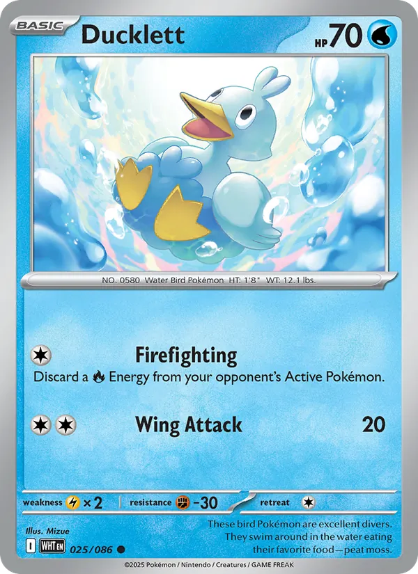 Ducklett (White Flare #025/86)