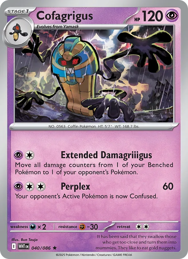 Cofagrigus (White Flare #040/86)