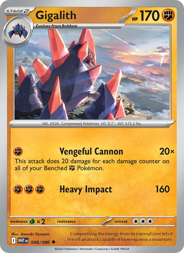 Gigalith (White Flare #048/86)