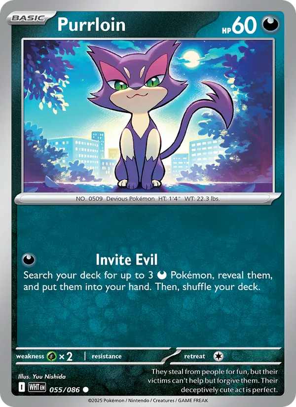 Purrloin (White Flare #055/86)