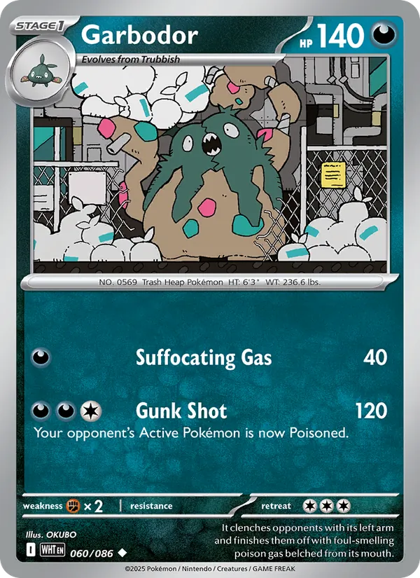 Garbodor (White Flare #060/86)
