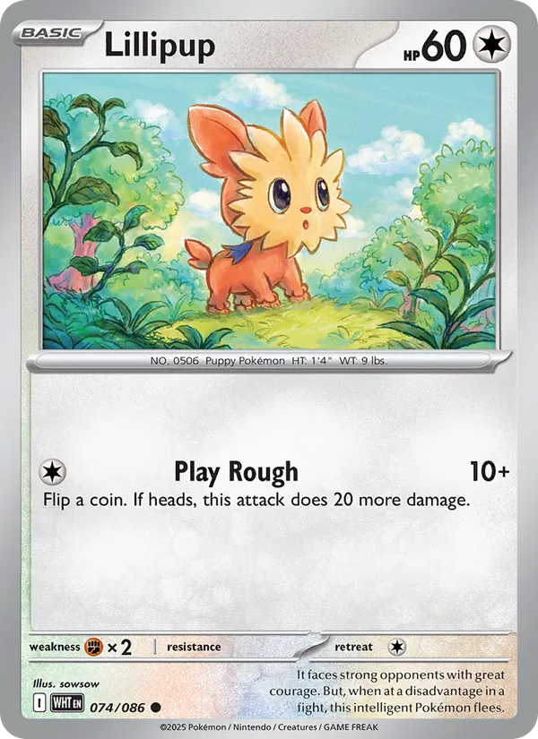 Lillipup (White Flare #074/86)