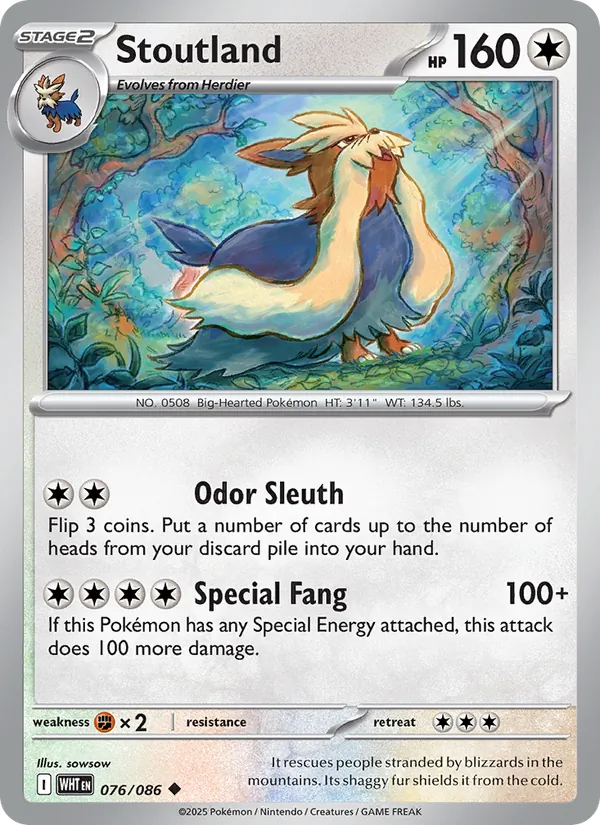 Stoutland (White Flare #076/86)