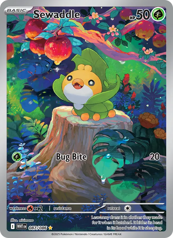 Sewaddle (White Flare #087/86)