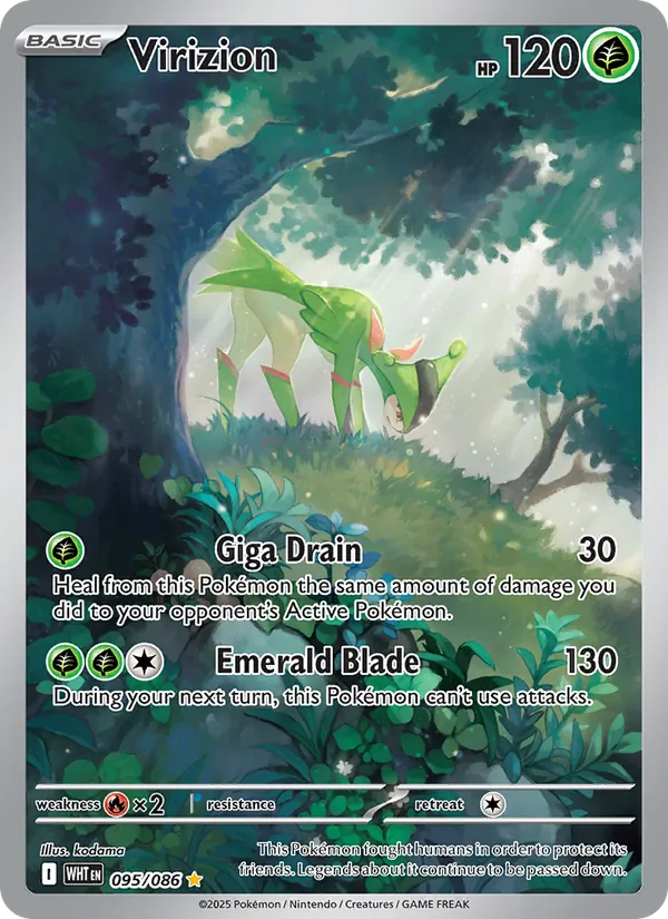 Virizion (White Flare #095/86)