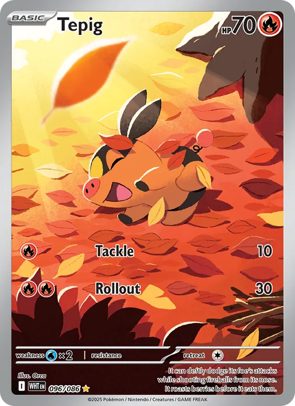 Tepig (White Flare #096/86)
