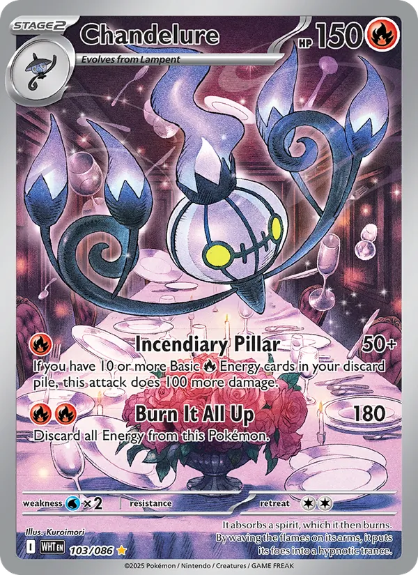 Chandelure (White Flare #103/86)