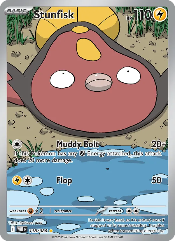 Stunfisk (White Flare #118/86)