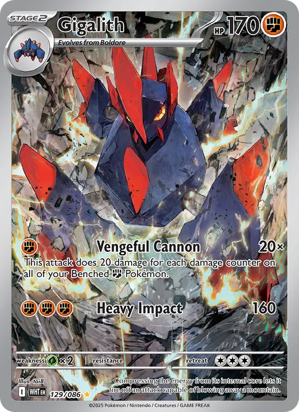 Gigalith (White Flare #129/86)