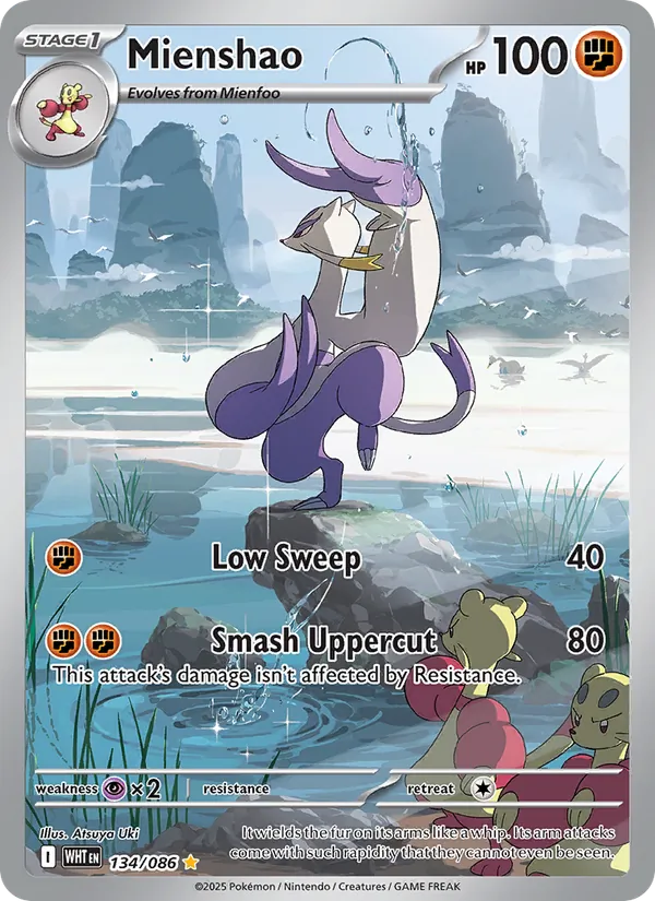 Mienshao (White Flare #134/86)