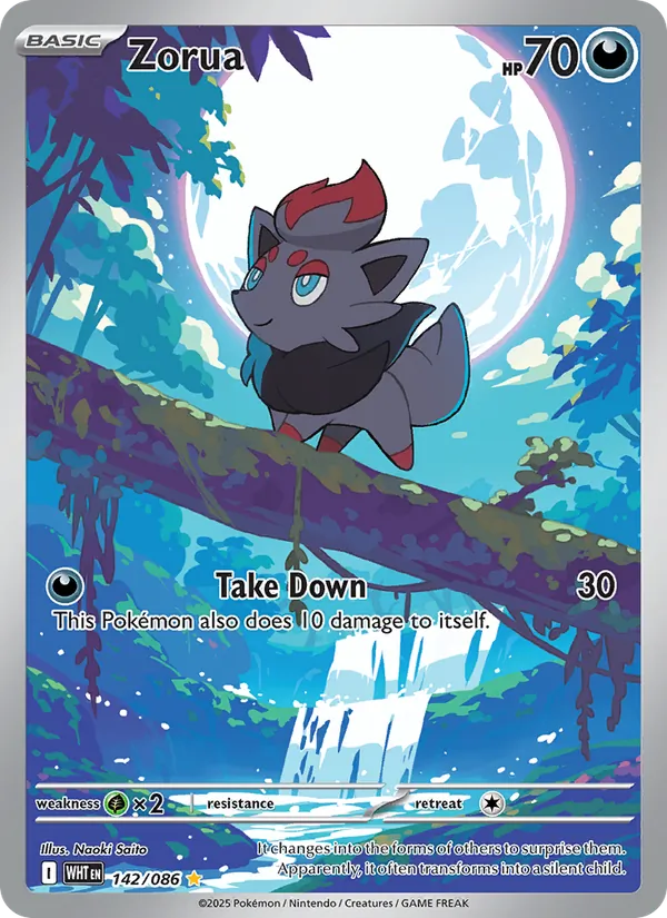 Zorua (White Flare #142/86)