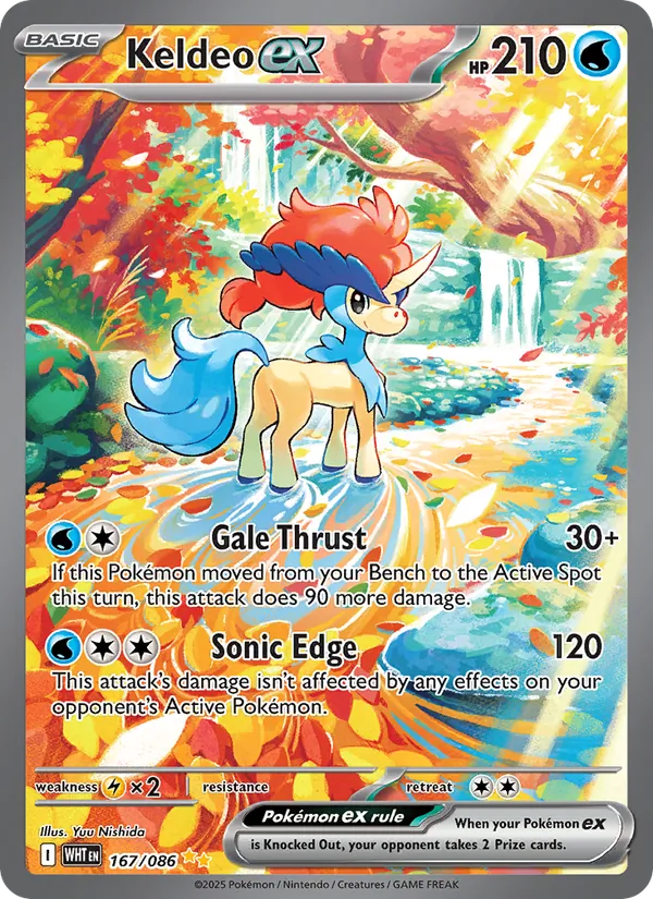 Keldeo ex (White Flare #167/86)