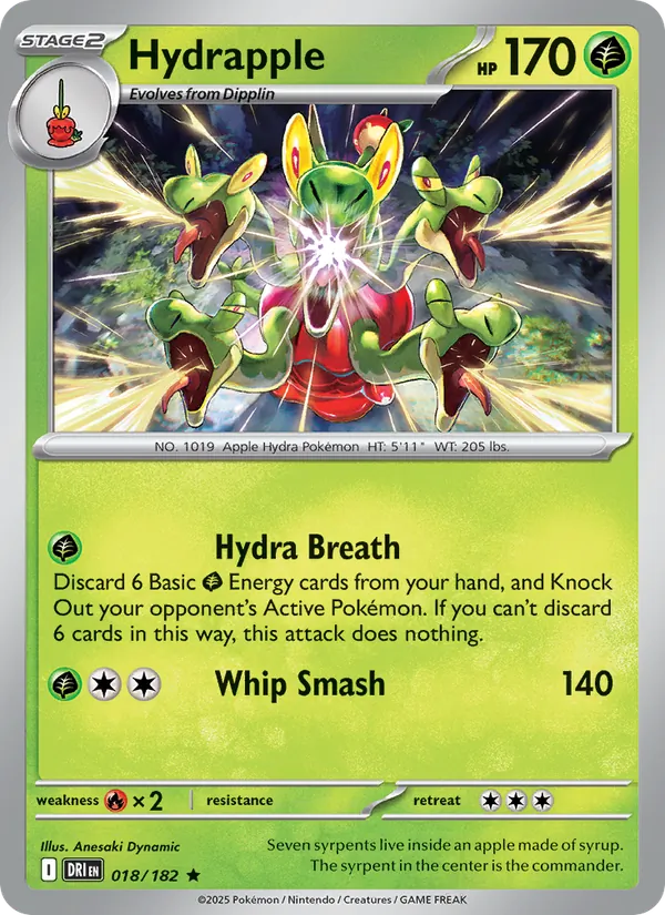 Hydrapple (Destined Rivals #018/182)