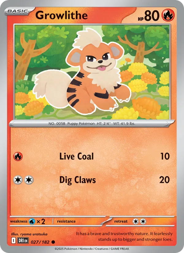Growlithe (Destined Rivals #027/182)