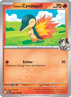 Ethan's Cyndaquil (Destined Rivals #032/182)