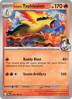 Ethan's Typhlosion (Destined Rivals #034/182)