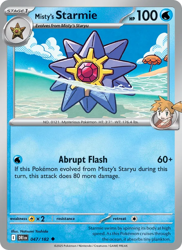 Misty's Starmie (Destined Rivals #047/182)