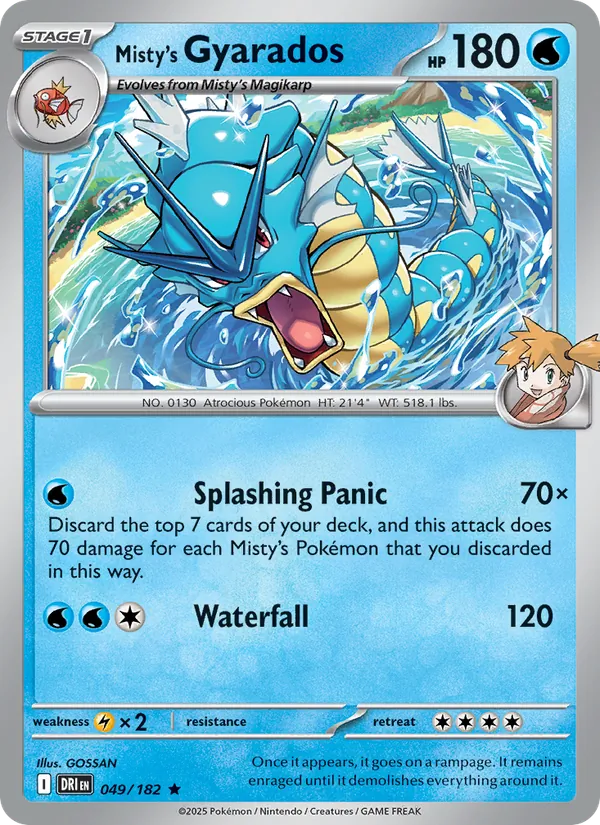 Misty's Gyarados (Destined Rivals #049/182)