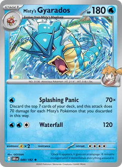 Misty's Gyarados (Destined Rivals #049/182)
