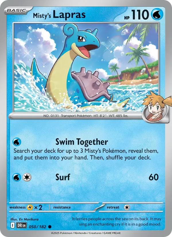 Misty's Lapras (Destined Rivals #050/182)