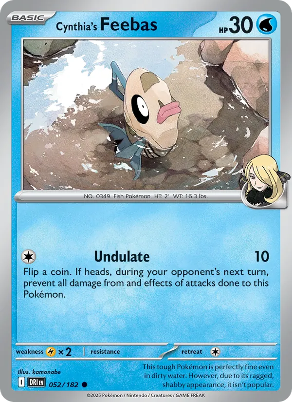 Cynthia's Feebas (Destined Rivals #052/182)