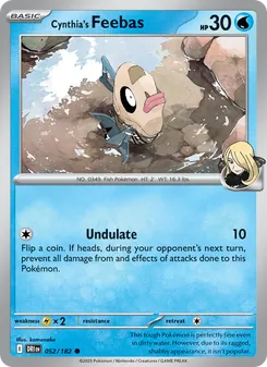Cynthia's Feebas (Destined Rivals #052/182)