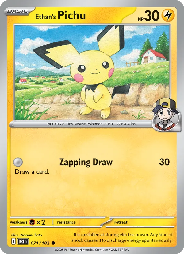 Ethan's Pichu (Destined Rivals #071/182)