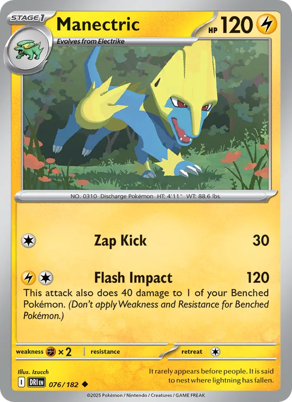 Manectric (Destined Rivals #076/182)