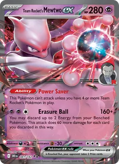 Team Rocket's Mewtwo ex (Destined Rivals #081/182)