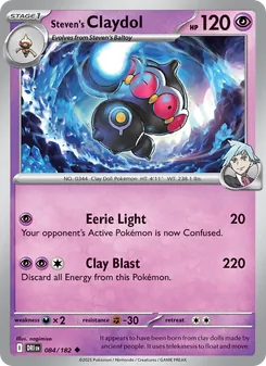 Steven's Claydol (Destined Rivals #084/182)