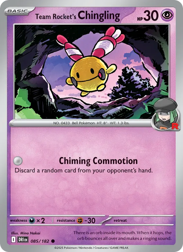 Team Rocket's Chingling (Destined Rivals #085/182)