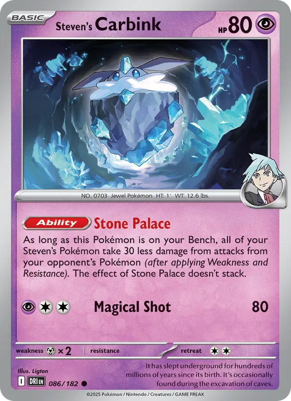 Steven's Carbink (Destined Rivals #086/182)