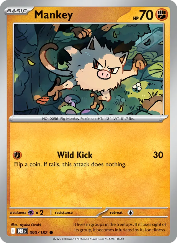 Mankey (Destined Rivals #090/182)