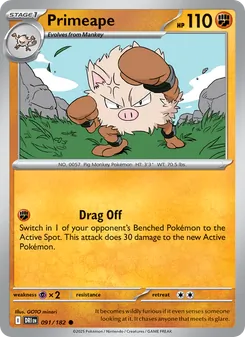 Primeape (Destined Rivals #091/182)