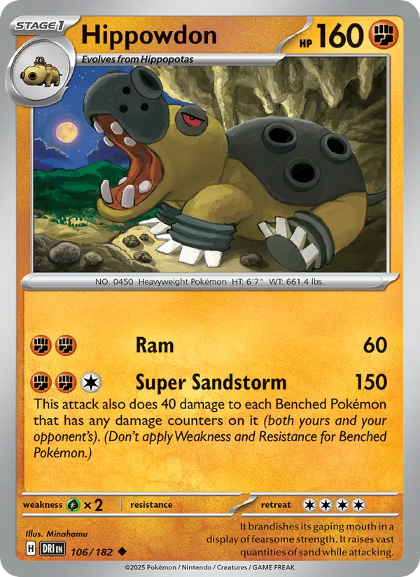 Hippowdon (Destined Rivals #106/182)