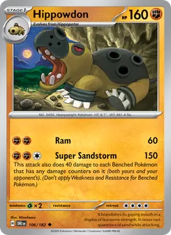 Hippowdon (Destined Rivals #106/182)