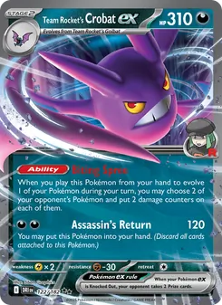 Team Rocket's Crobat ex (Destined Rivals #122/182)