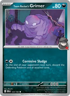 Team Rocket's Grimer (Destined Rivals #123/182)