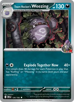 Team Rocket's Weezing (Destined Rivals #126/182)