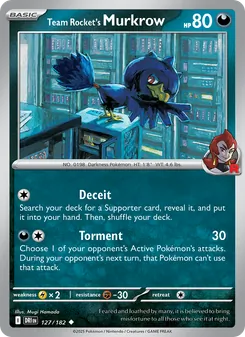 Team Rocket's Murkrow (Destined Rivals #127/182)