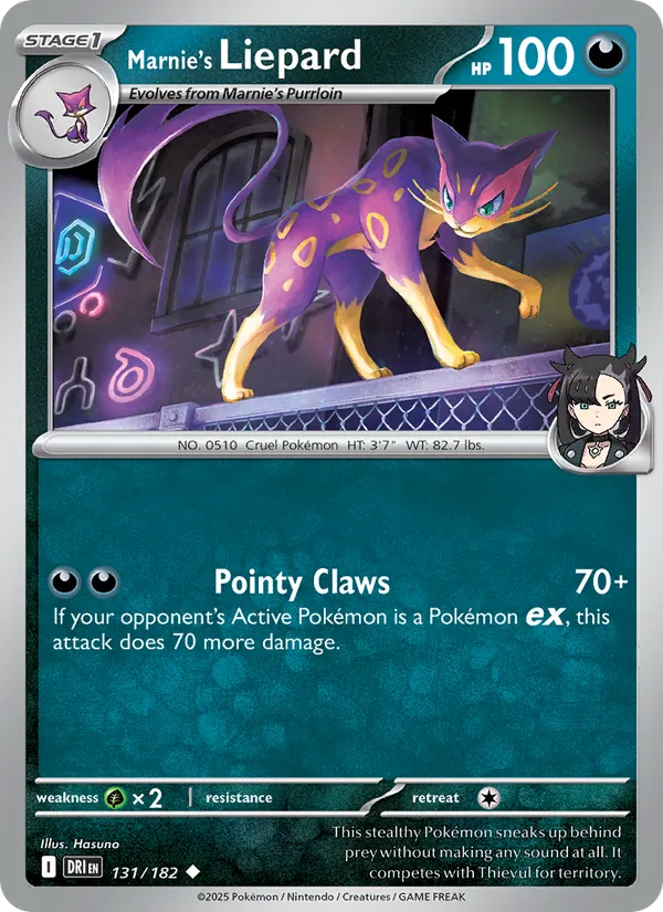 Marnie's Liepard (Destined Rivals #131/182)