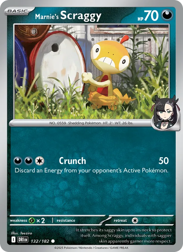 Marnie's Scraggy (Destined Rivals #132/182)