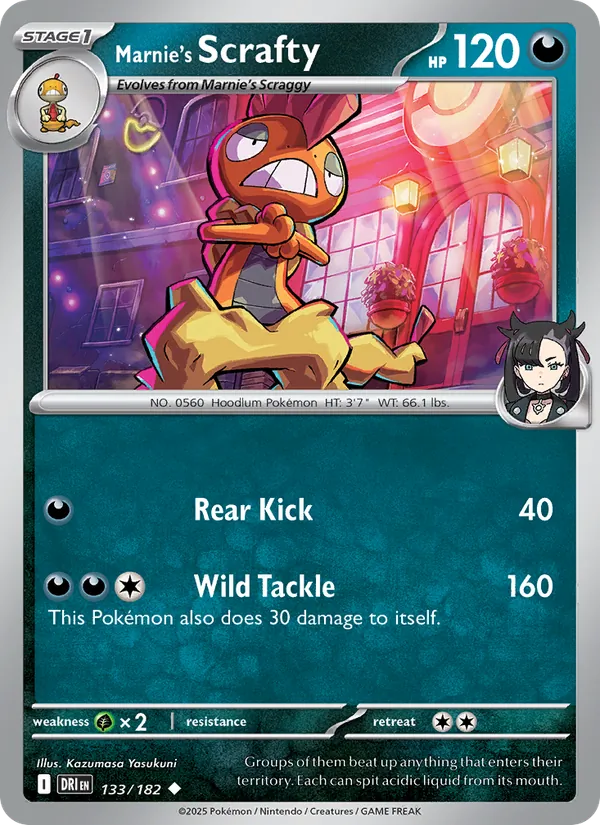 Marnie's Scrafty (Destined Rivals #133/182)