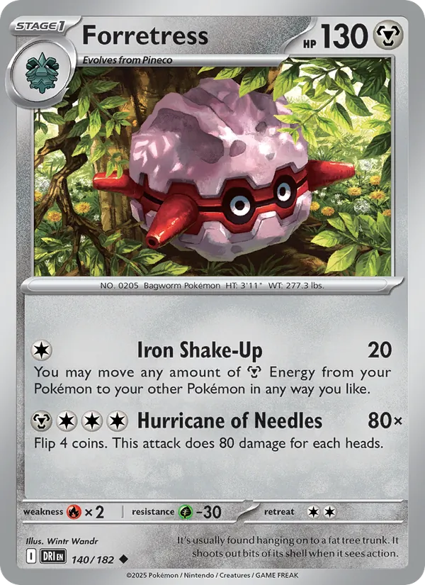 Forretress (Destined Rivals #140/182)