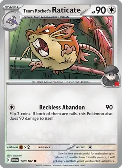 Team Rocket's Raticate (Destined Rivals #148/182)