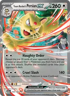 Team Rocket's Persian ex (Destined Rivals #150/182)