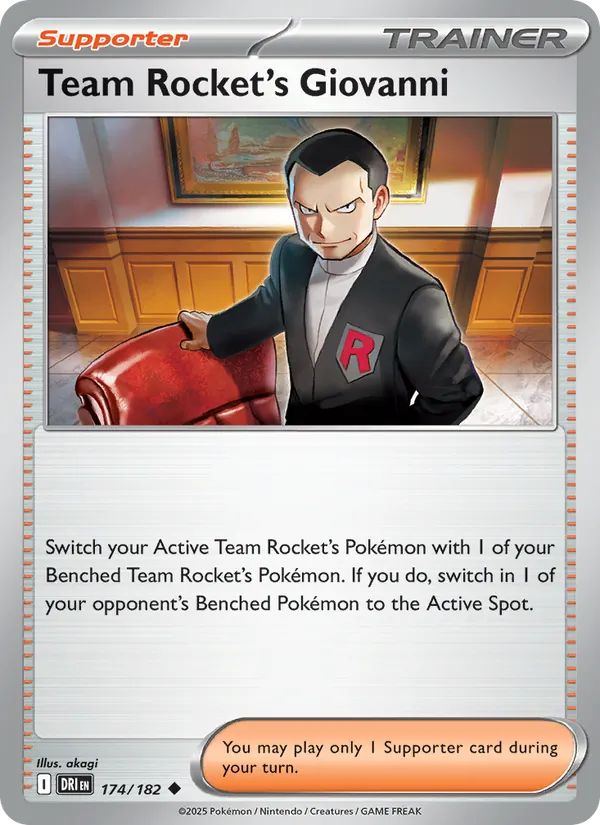 Team Rocket's Giovanni (Destined Rivals #174/182)